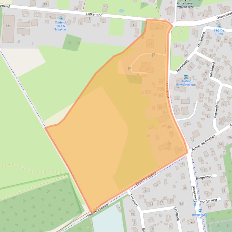 Kaart van postcodegebied 9462PS.