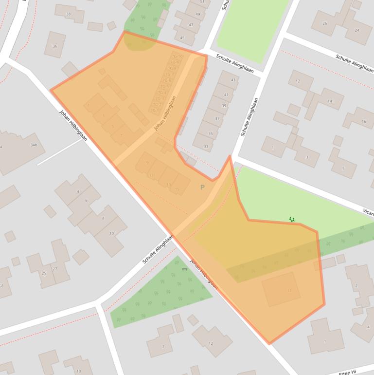 Kaart van postcodegebied 9462RV.