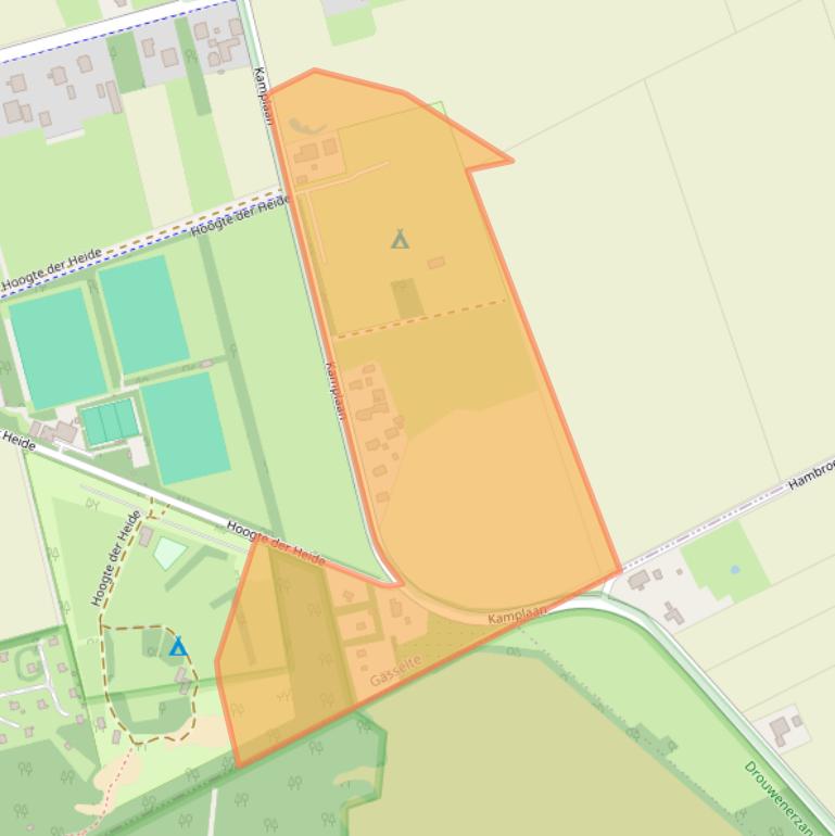 Kaart van postcodegebied 9462TS.