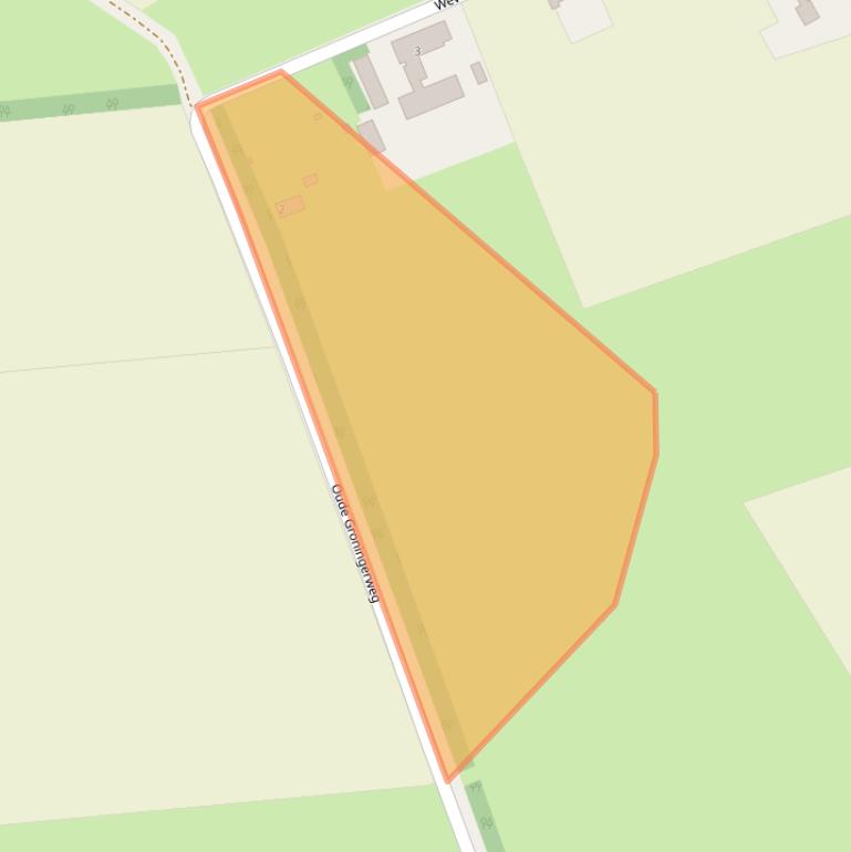 Kaart van postcodegebied 9462ZA.