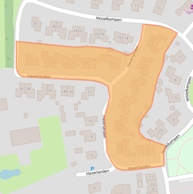 Kaart van postcodegebied 9463MA.