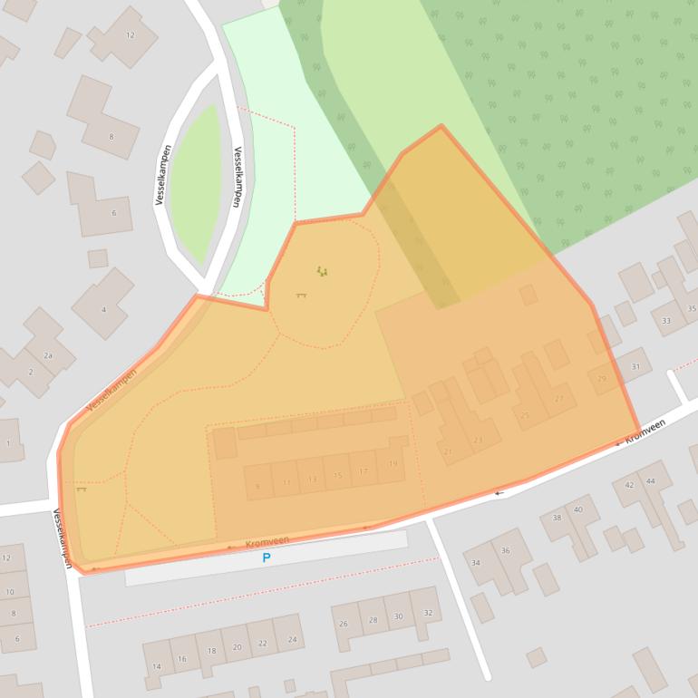 Kaart van postcodegebied 9463PK.
