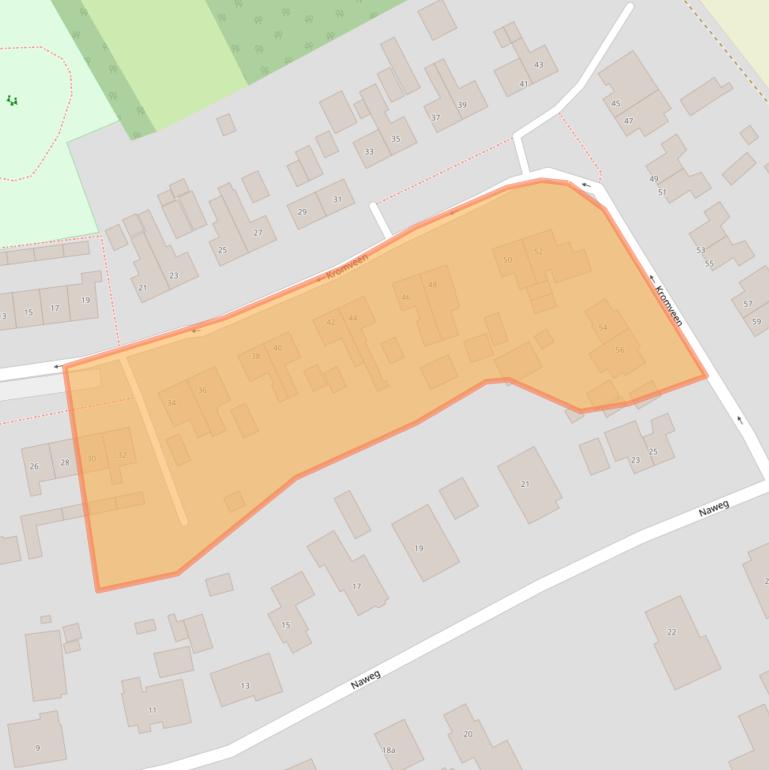 Kaart van postcodegebied 9463PN.
