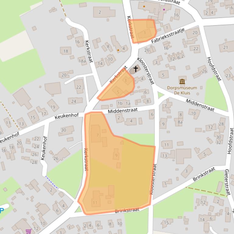 Kaart van postcodegebied 9463RA.