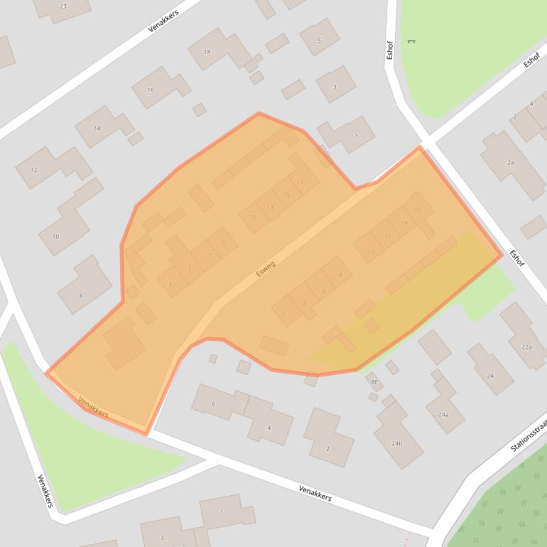 Kaart van postcodegebied 9463RK.