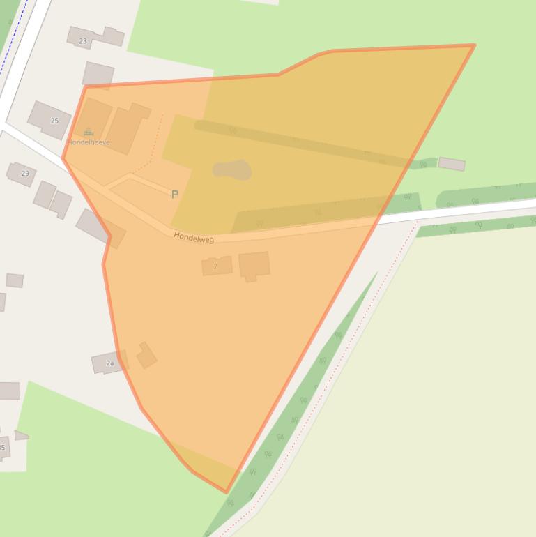 Kaart van postcodegebied 9463TG.