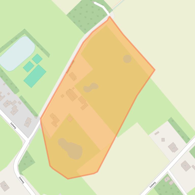 Kaart van postcodegebied 9464TG.