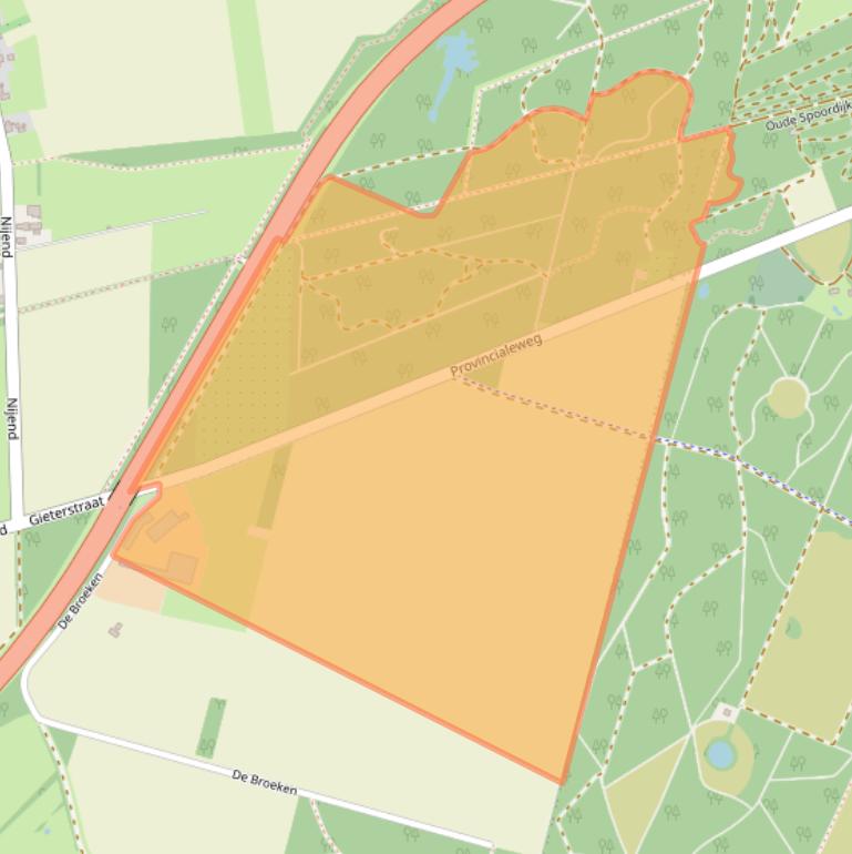 Kaart van postcodegebied 9465TW.