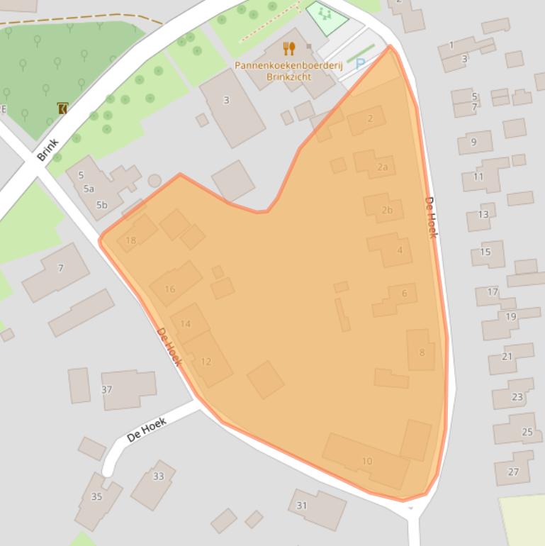 Kaart van postcodegebied 9466PD.