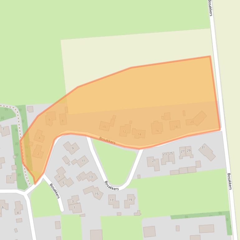 Kaart van postcodegebied 9466PN.