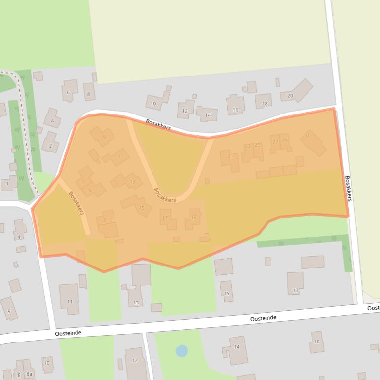 Kaart van postcodegebied 9466PP.