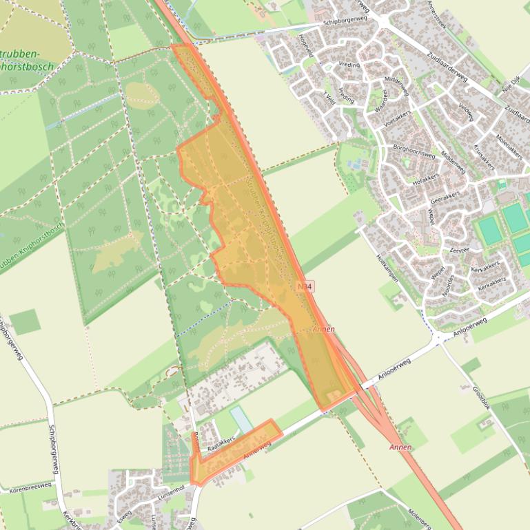 Kaart van postcodegebied 9467PB.