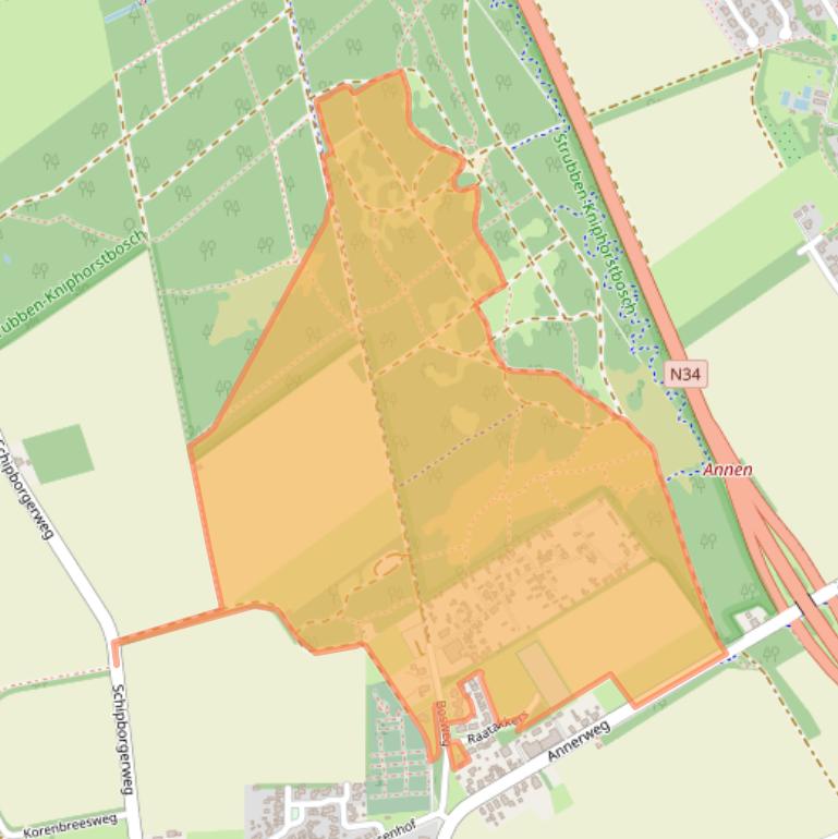 Kaart van postcodegebied 9467PN.