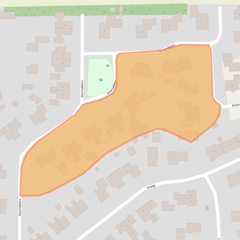 Kaart van postcodegebied 9467PS.