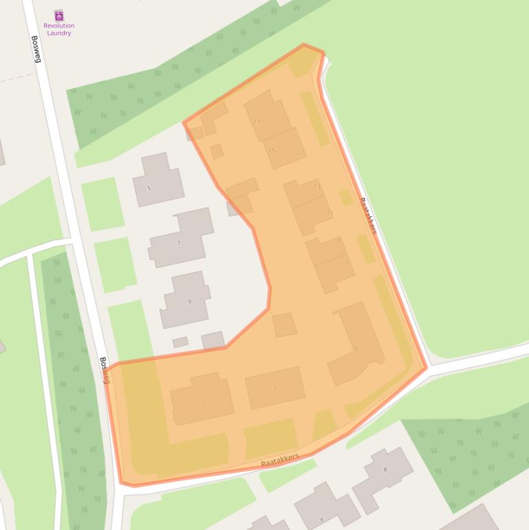 Kaart van postcodegebied 9467PT.