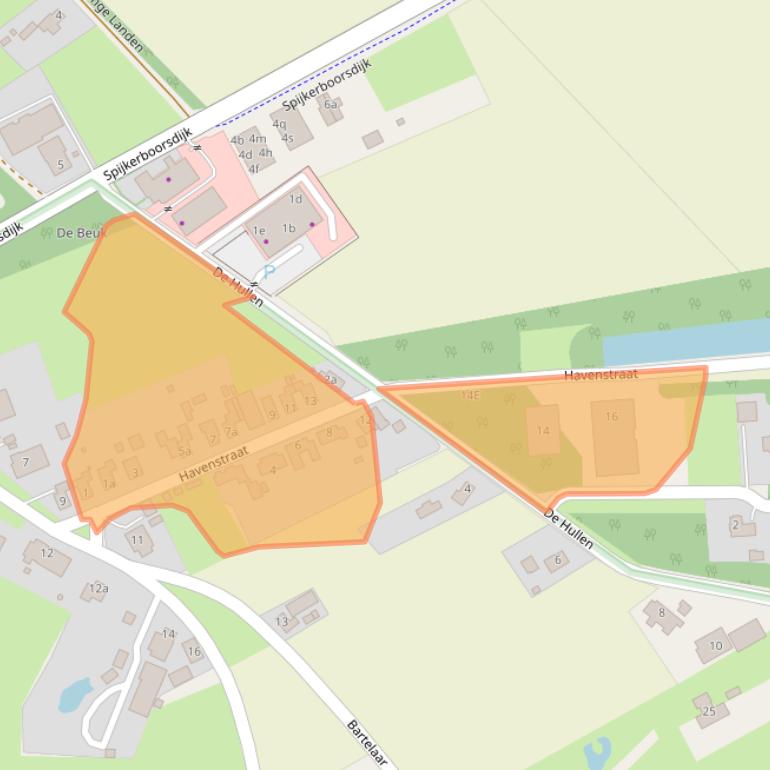 Kaart van postcodegebied 9468CH.
