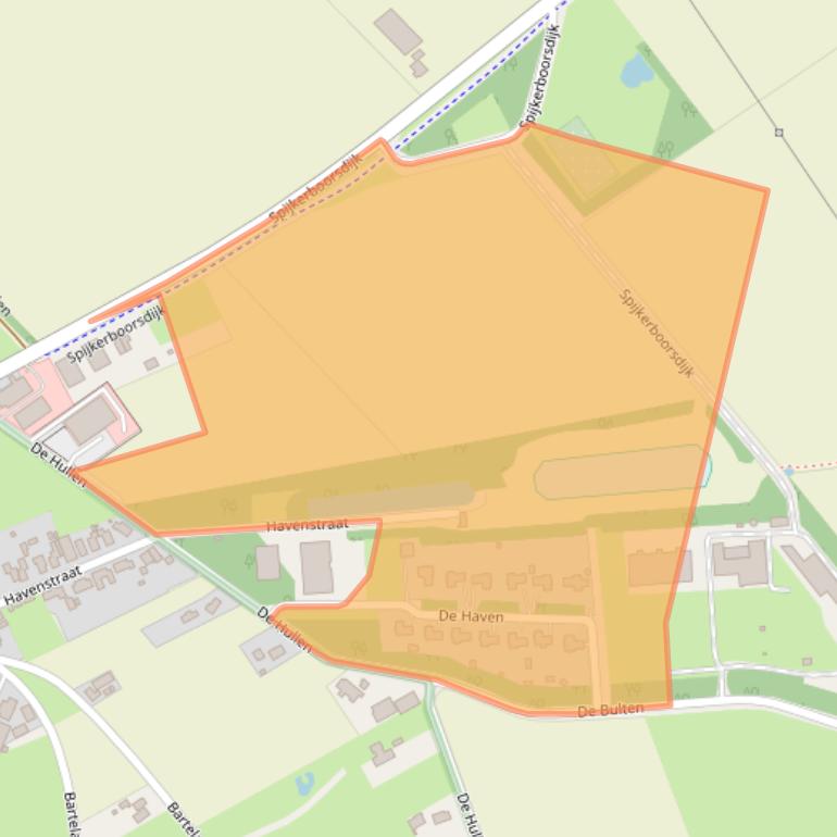 Kaart van postcodegebied 9468CP.