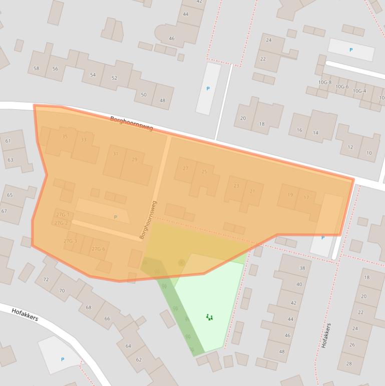 Kaart van postcodegebied 9468EJ.