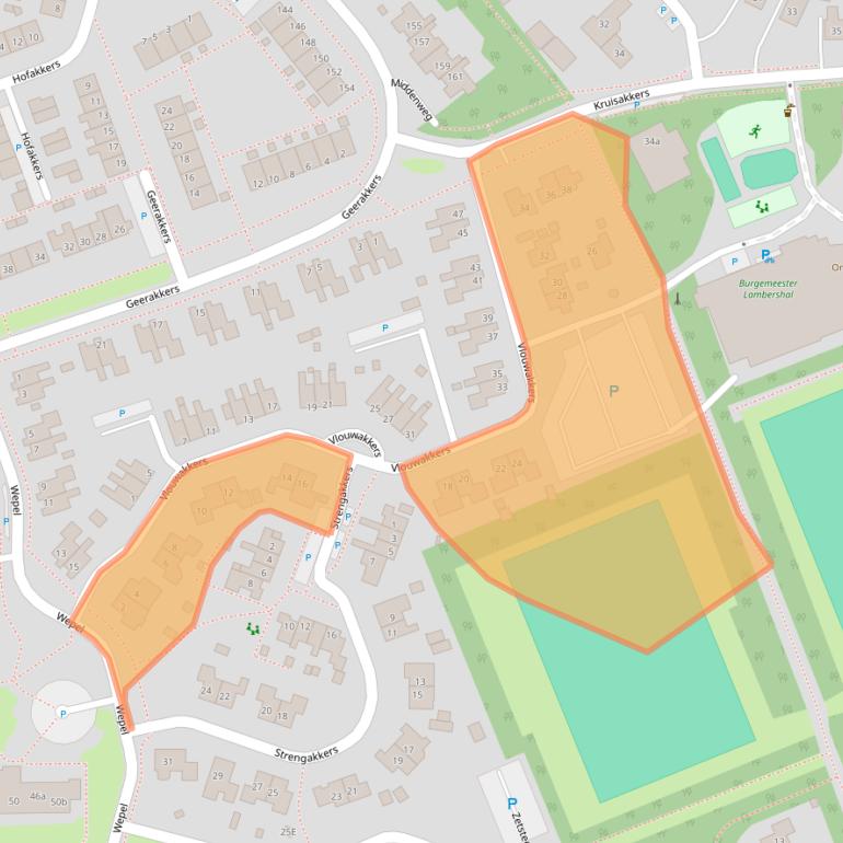 Kaart van postcodegebied 9468HA.