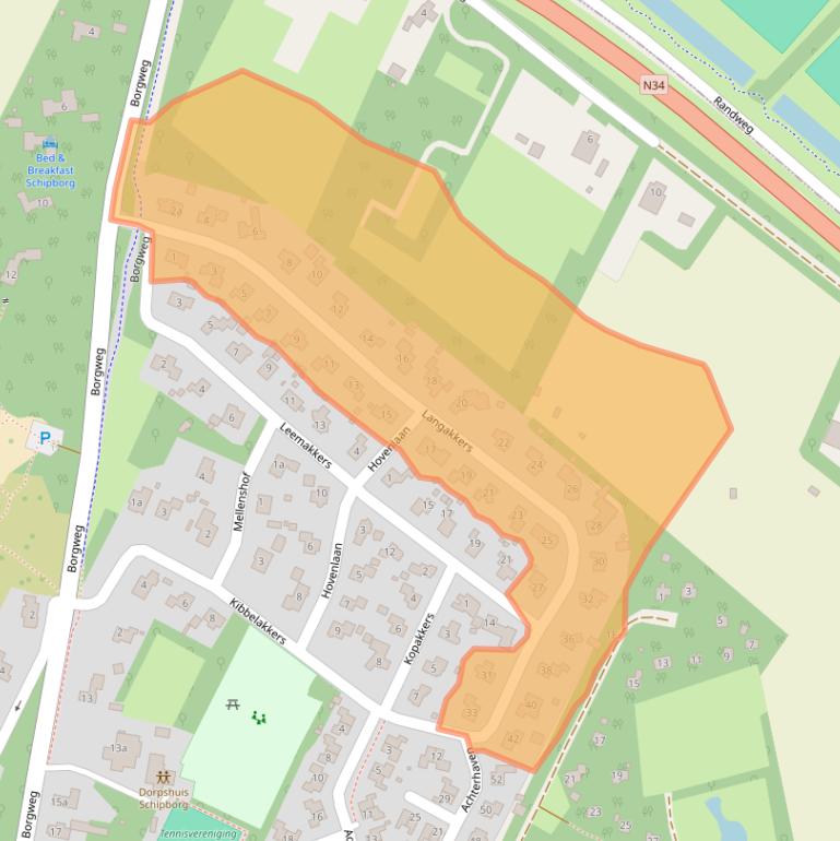 Kaart van postcodegebied 9469RA.