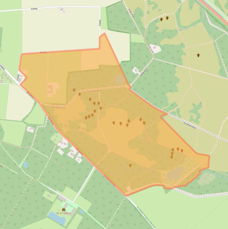 Kaart van postcodegebied 9469TD.