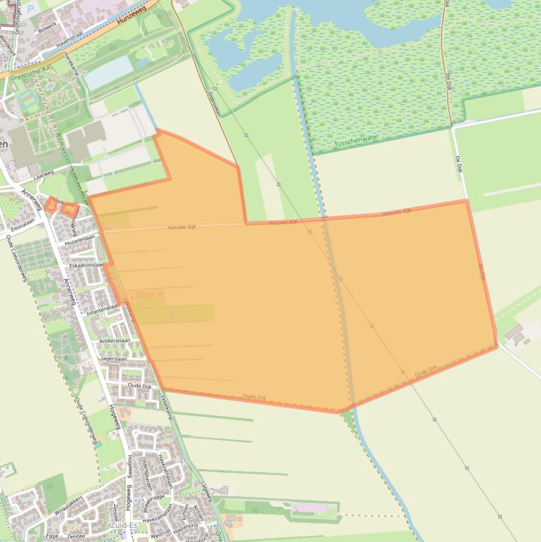 Kaart van postcodegebied 9471AC.