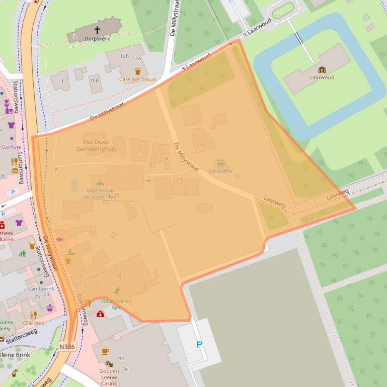 Kaart van postcodegebied 9471AG.