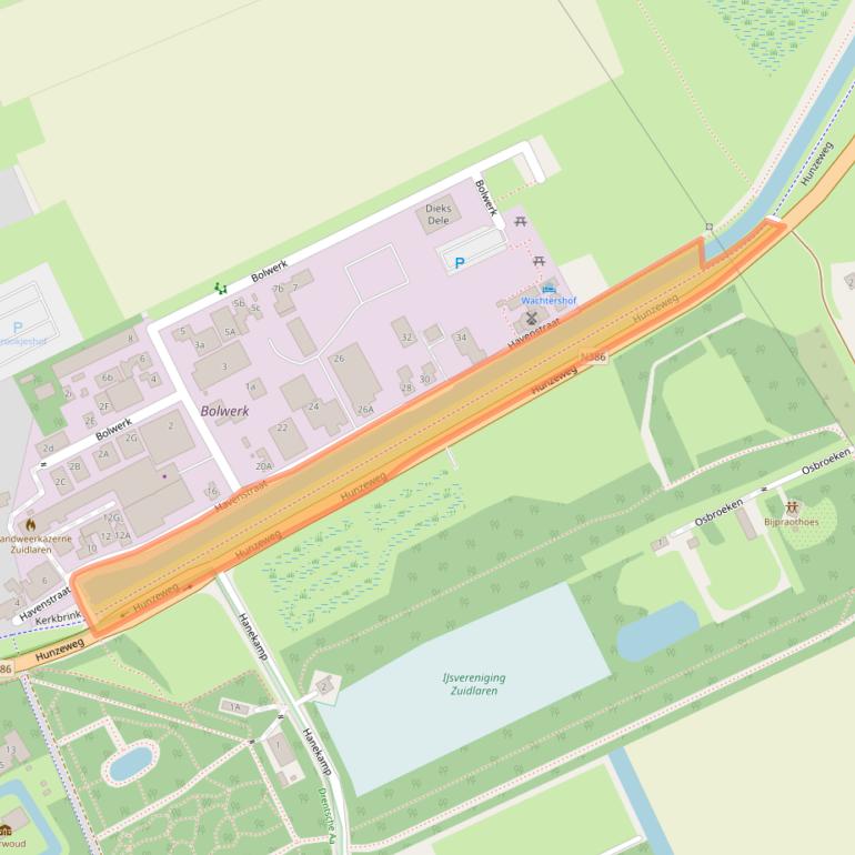 Kaart van postcodegebied 9471AN.