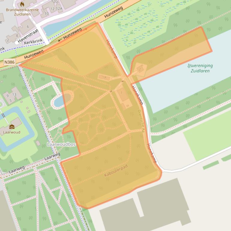 Kaart van postcodegebied 9471AS.