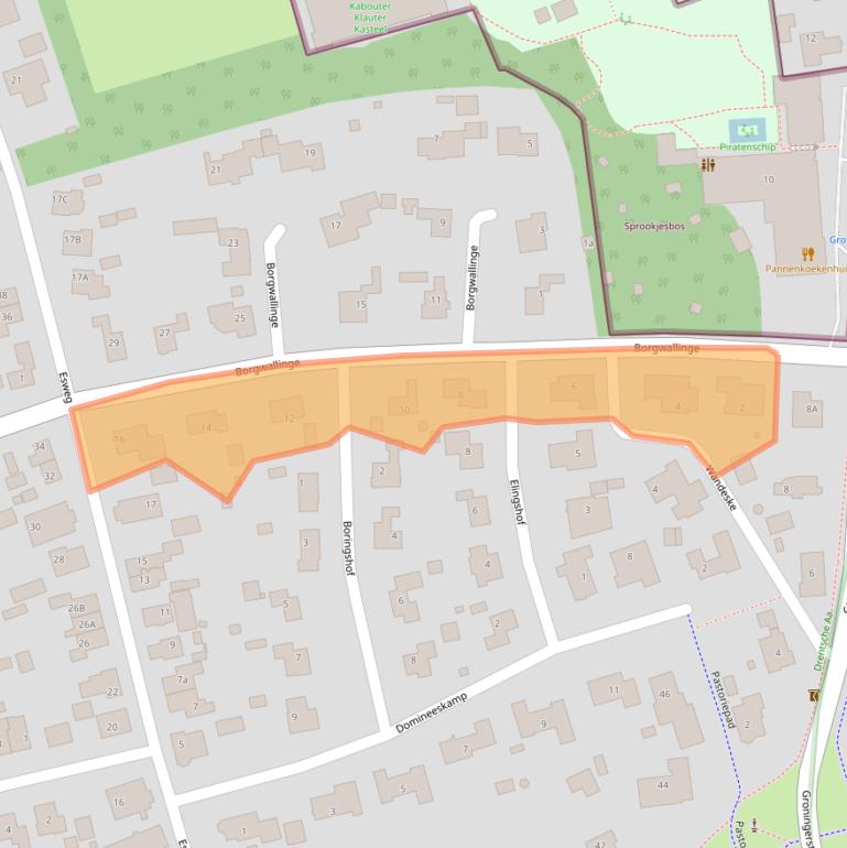 Kaart van postcodegebied 9471BB.
