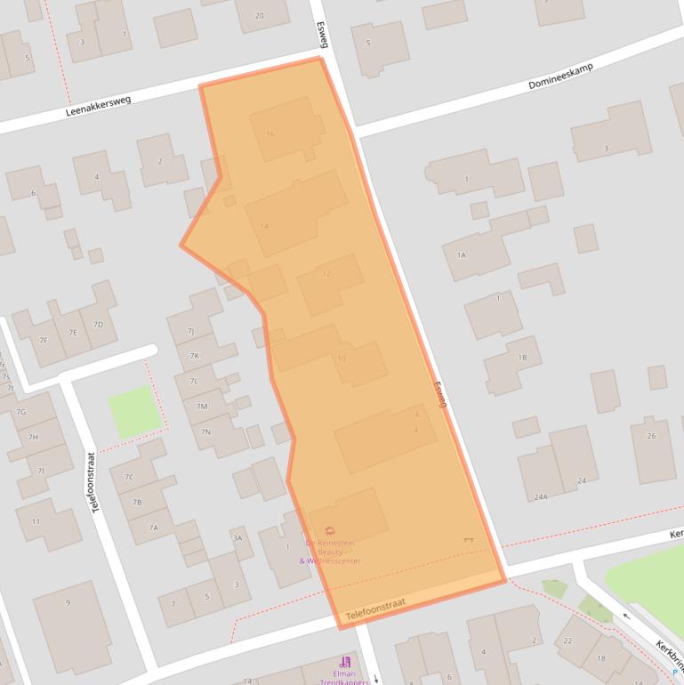 Kaart van postcodegebied 9471BJ.