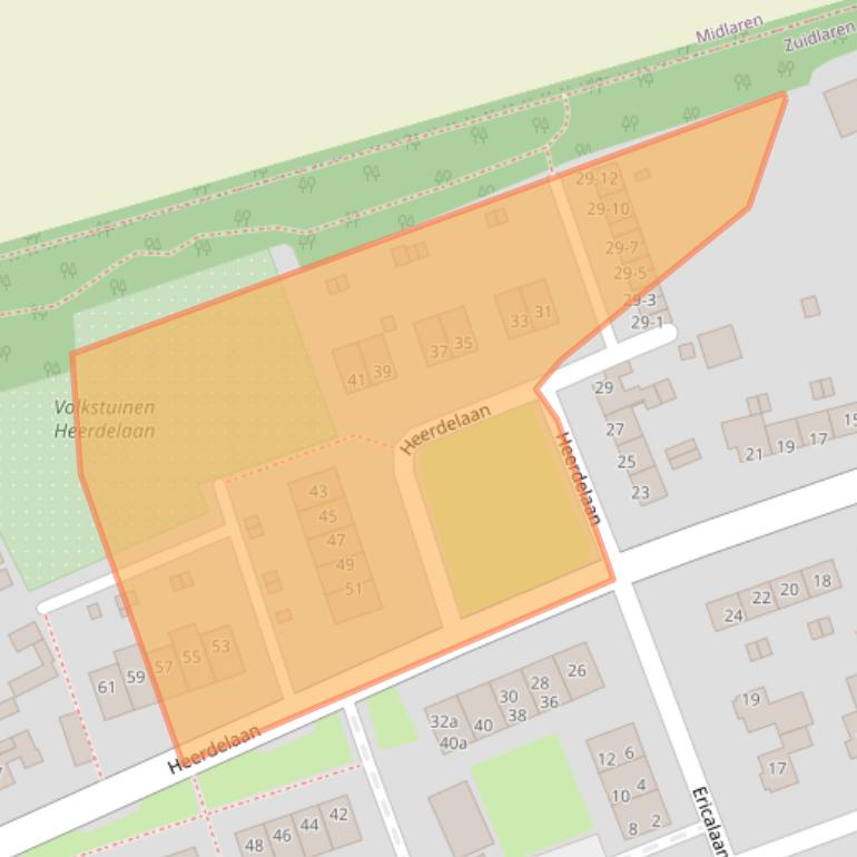 Kaart van postcodegebied 9471BM.