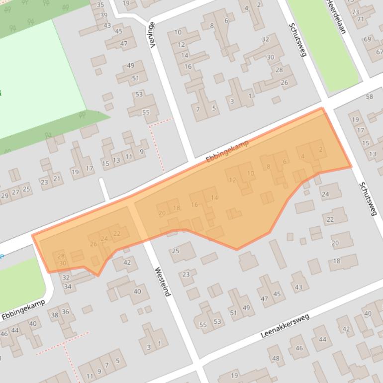 Kaart van postcodegebied 9471CC.