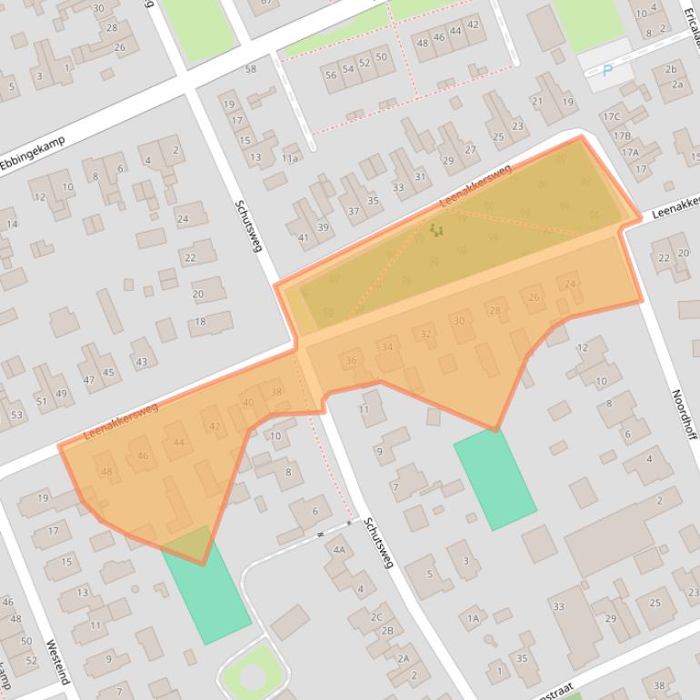 Kaart van postcodegebied 9471CL.