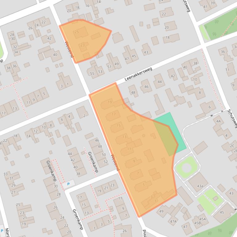 Kaart van postcodegebied 9471CM.