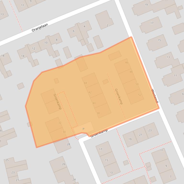 Kaart van postcodegebied 9471CS.