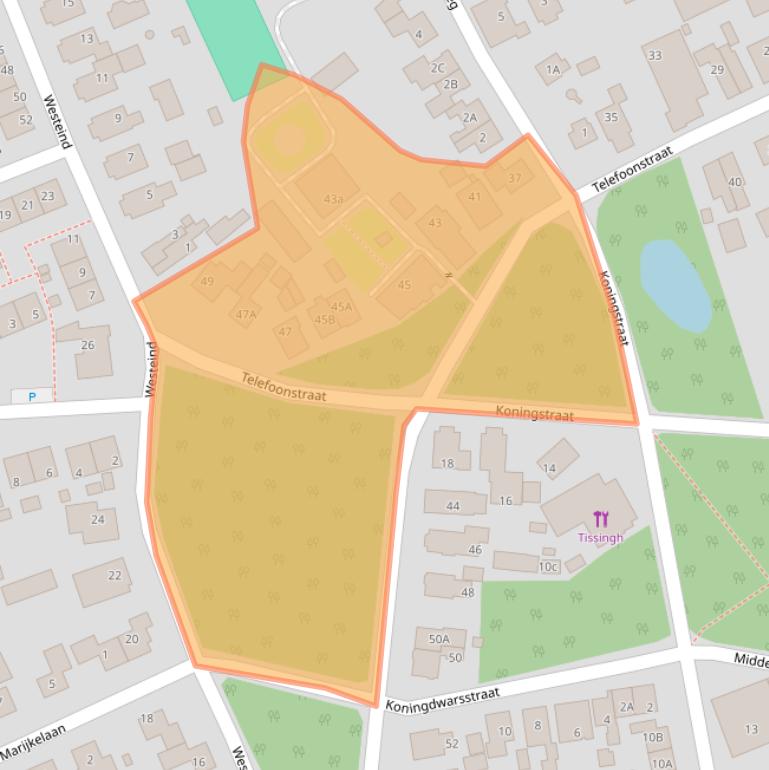 Kaart van postcodegebied 9471EL.