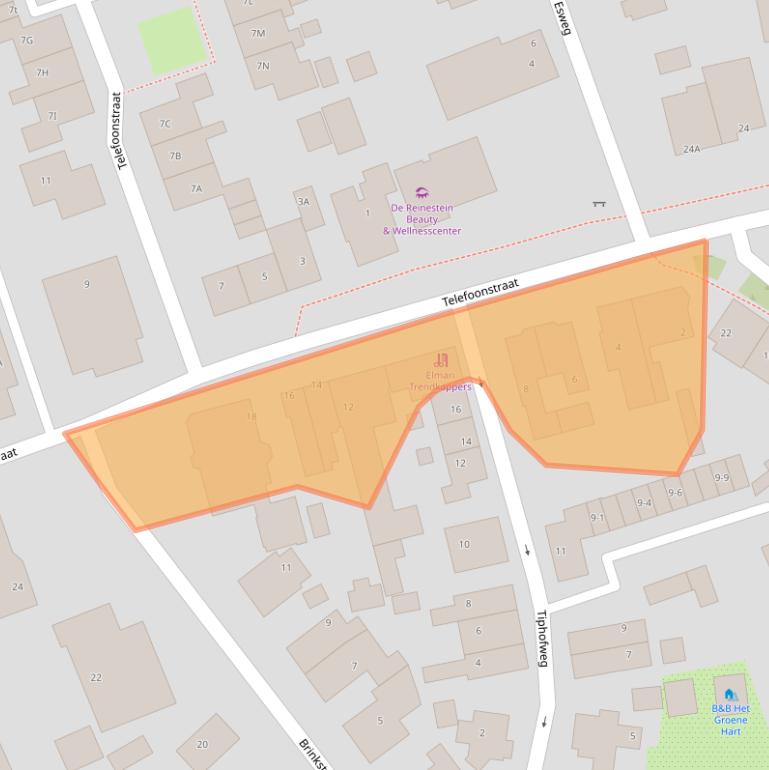 Kaart van postcodegebied 9471EM.