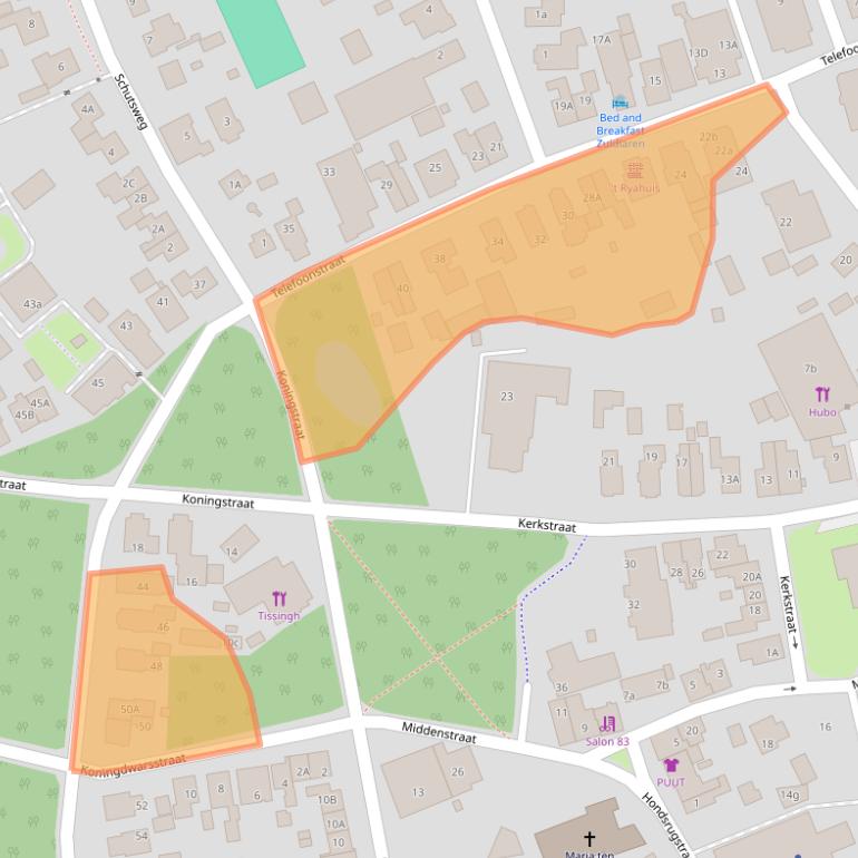 Kaart van postcodegebied 9471EN.