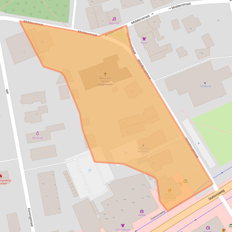 Kaart van postcodegebied 9471GE.