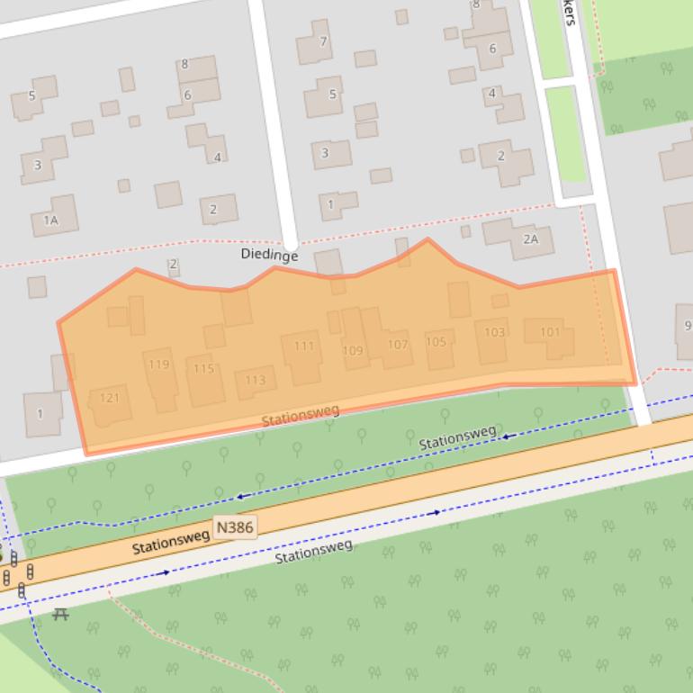 Kaart van postcodegebied 9471GN.