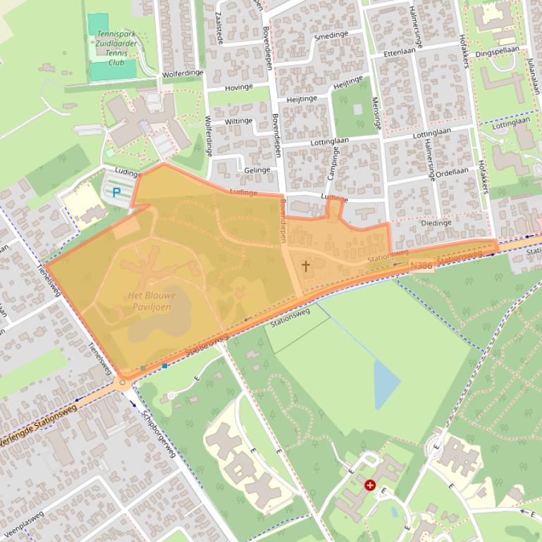 Kaart van postcodegebied 9471GP.