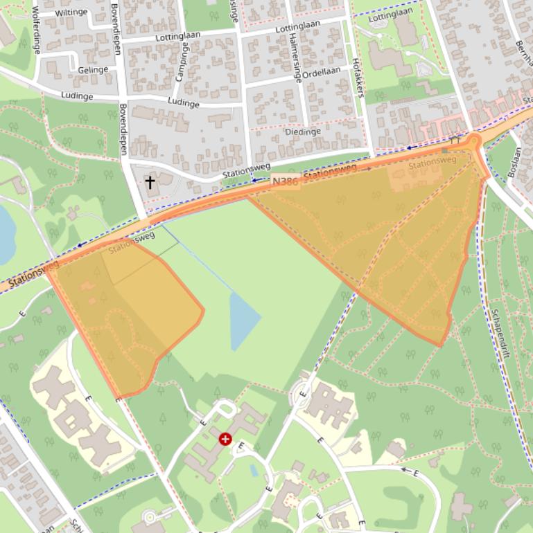 Kaart van postcodegebied 9471GV.