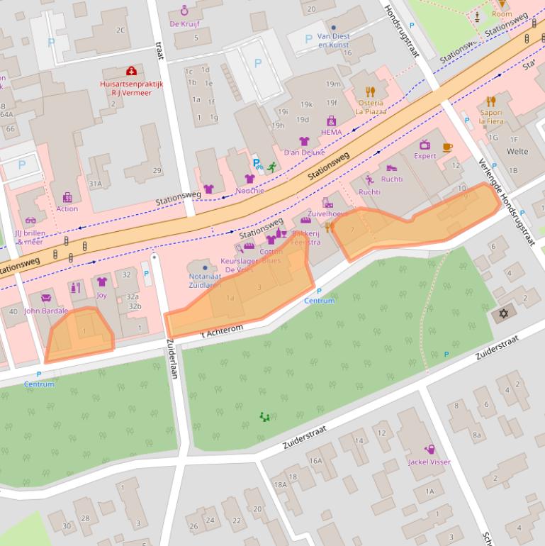 Kaart van postcodegebied 9471GW.