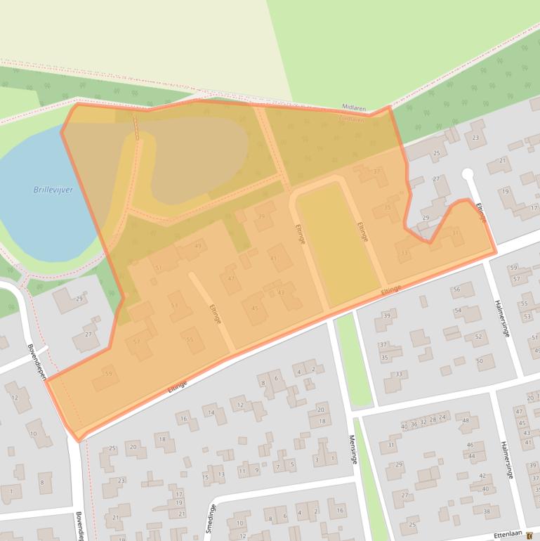 Kaart van postcodegebied 9471HG.