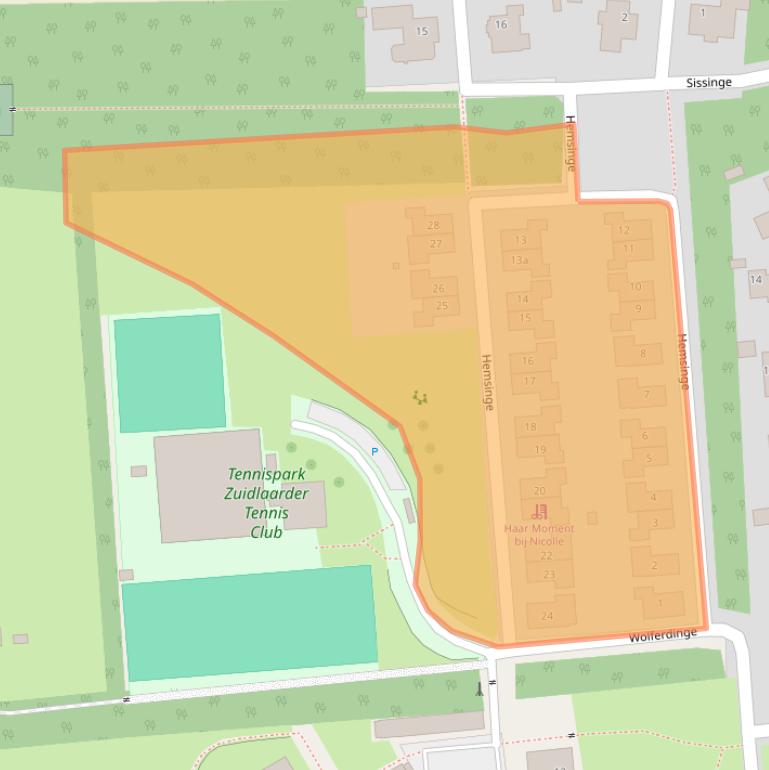 Kaart van postcodegebied 9471JR.