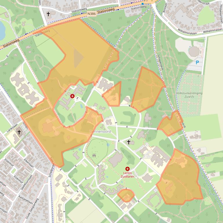 Kaart van postcodegebied 9471KA.