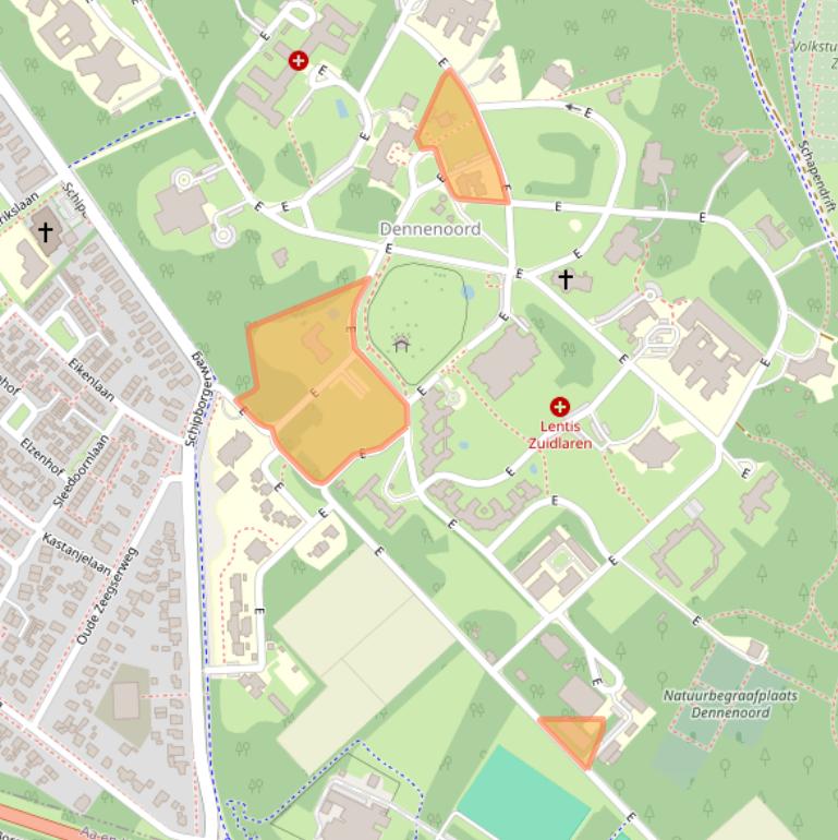 Kaart van postcodegebied 9471KC.