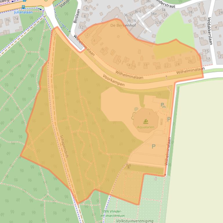 Kaart van postcodegebied 9471KN.