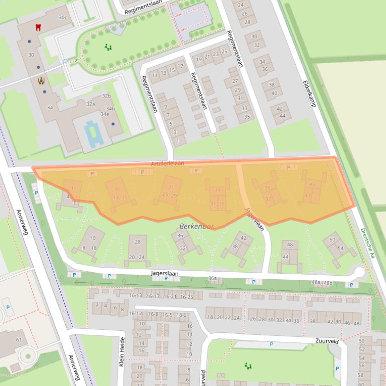 Kaart van postcodegebied 9471MC.
